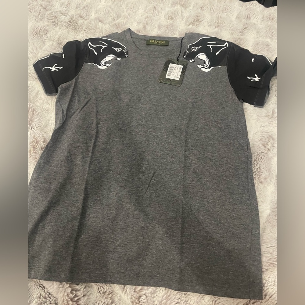 Valentino Mens Tiger T shirt Grey Sz XS - Picture 5 of 7